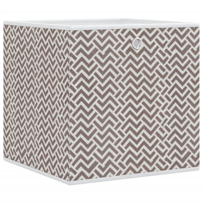 Cutii depozitare pliabile 4 buc maro 32x32x32cm textil nețesut - WALTI WALTI