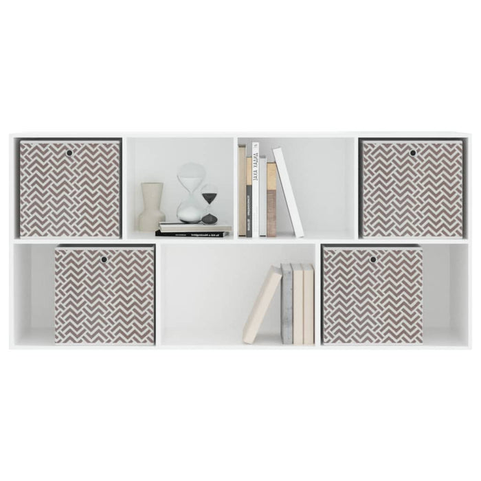 Cutii depozitare pliabile 4 buc maro 32x32x32cm textil nețesut - WALTI WALTI