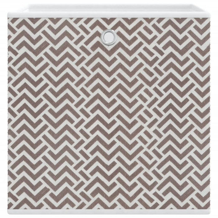 Cutii depozitare pliabile 4 buc maro 32x32x32cm textil nețesut - WALTI WALTI