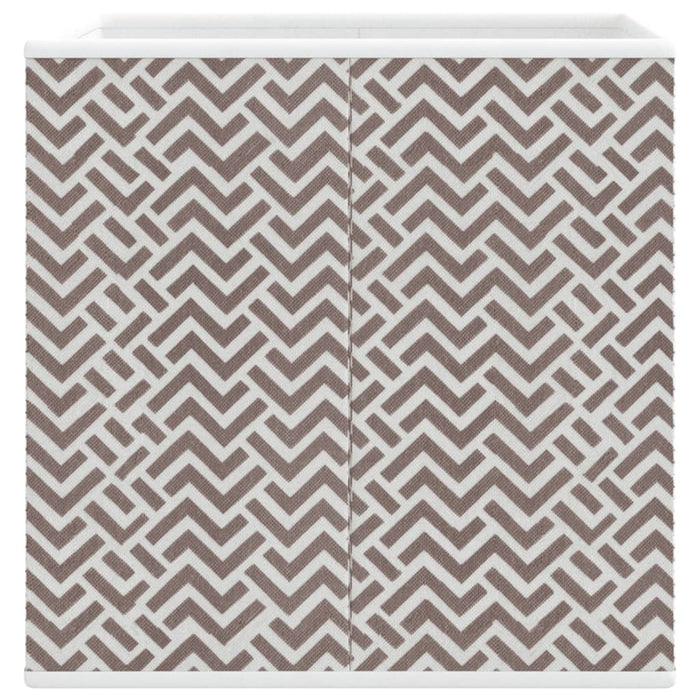 Cutii depozitare pliabile 4 buc maro 32x32x32cm textil nețesut - WALTI WALTI