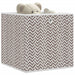 Cutii depozitare pliabile 10 buc maro 32x32x32cm textil nețesut - WALTI WALTI