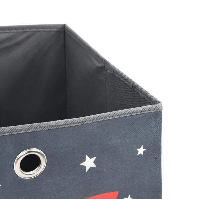 Cutii depozitare pliabile 10 buc. gri 32x32x32cm textil nețesut - WALTI WALTI