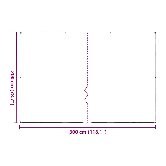 Capac pentru plante cu ochiuri 2x3 m polietilenă - WALTI WALTI