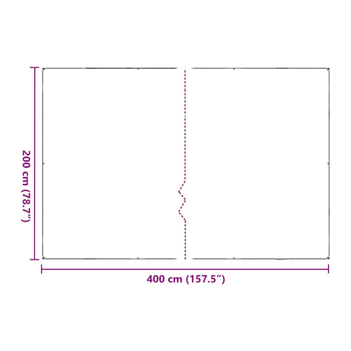 Capac pentru plante cu ochiuri 2x4 m polietilenă - WALTI WALTI