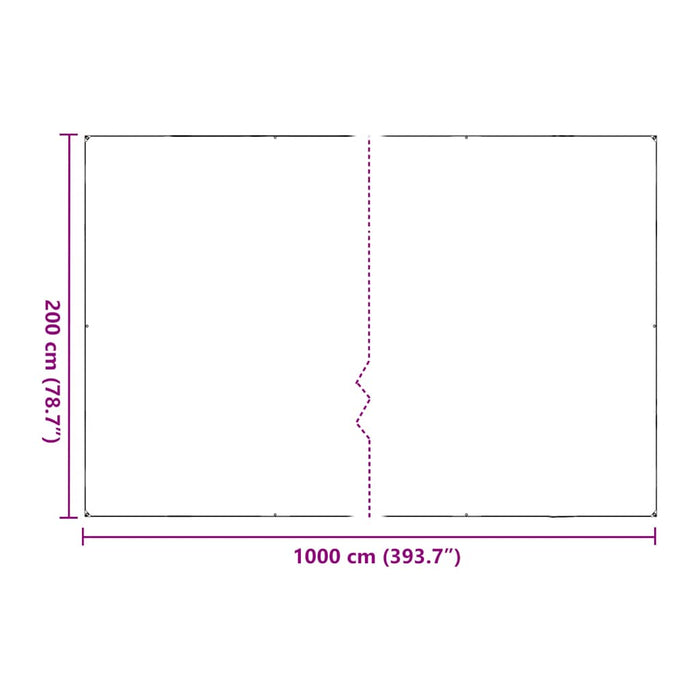 Capac pentru plante cu ochiuri 2x10 m polietilenă - WALTI WALTI