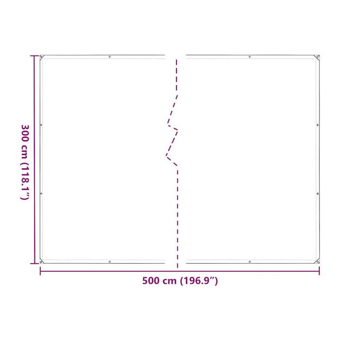 Capac pentru plante cu ochiuri 3x5 m polietilenă - WALTI WALTI