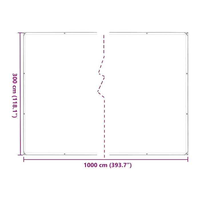 Capac pentru plante cu ochiuri 3x10 m polietilenă - WALTI WALTI