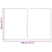 Capac pentru plante cu ochiuri 2x4 m PVC - WALTI WALTI
