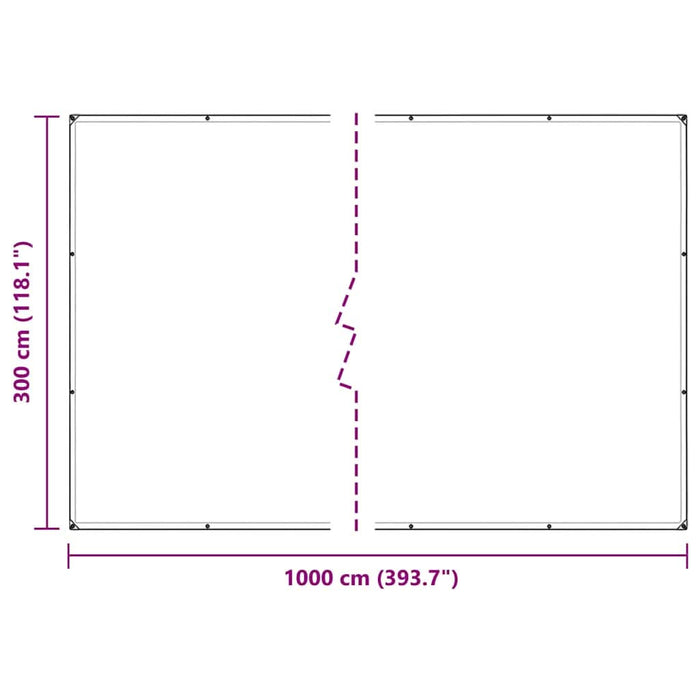 Capac pentru plante cu ochiuri 3x10 m PVC - WALTI WALTI