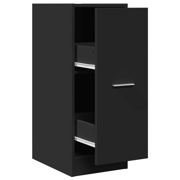 Dulap de farmacie, negru, 30x41x77,5 cm, lemn prelucrat - WALTI WALTI