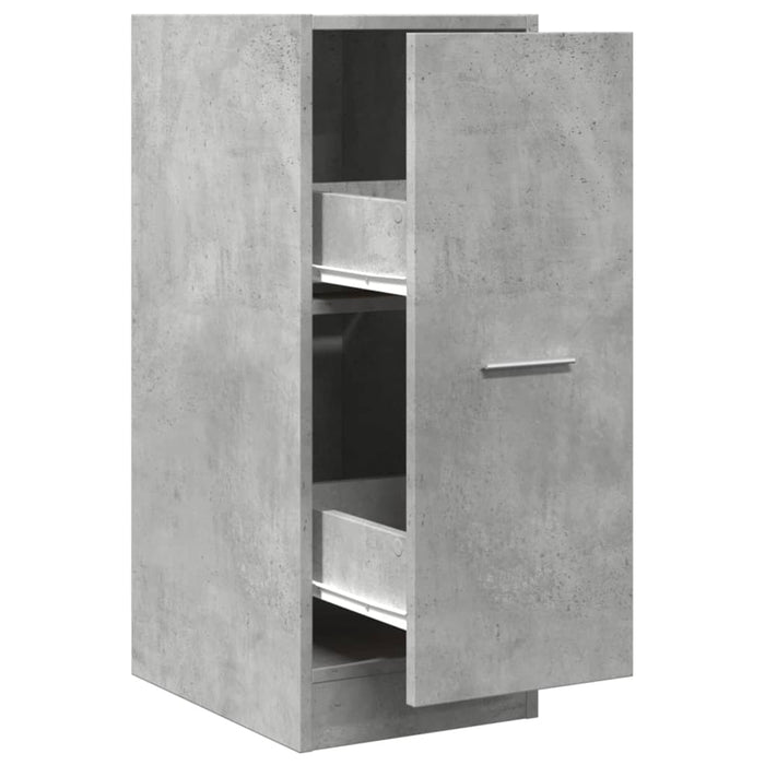 Dulap de farmacie, gri beton, 30x41x77,5 cm, lemn prelucrat - WALTI WALTI