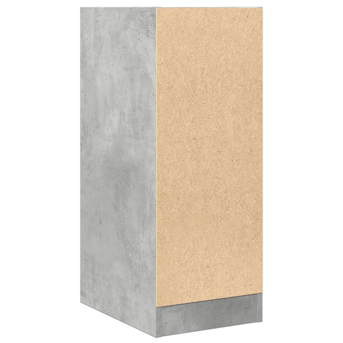 Dulap de farmacie, gri beton, 30x41x77,5 cm, lemn prelucrat - WALTI WALTI