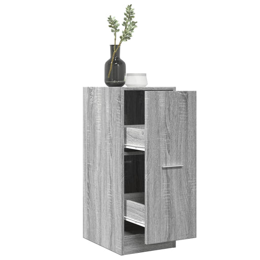 Dulap de farmacie, sonoma gri, 30x41x77,5 cm, lemn prelucrat - WALTI WALTI