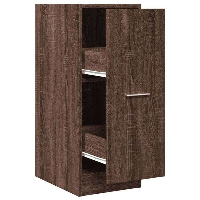Dulap de farmacie, stejar maro, 30x41x77,5 cm, lemn prelucrat - WALTI WALTI