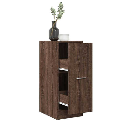 Dulap de farmacie, stejar maro, 30x41x77,5 cm, lemn prelucrat - WALTI WALTI
