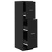 Dulap de farmacie, negru, 30x41x118 cm, lemn prelucrat - WALTI WALTI