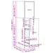 Dulap de farmacie, negru, 30x41x118 cm, lemn prelucrat - WALTI WALTI