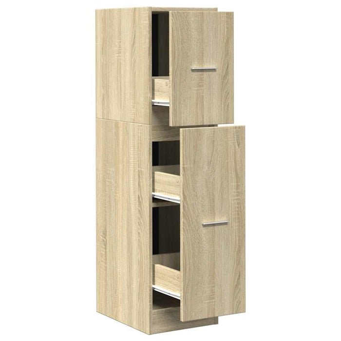 Dulap de farmacie, stejar sonoma, 30x41x118 cm lemn prelucrat - WALTI WALTI