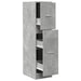 Dulap de farmacie, gri beton, 30x41x118 cm, lemn prelucrat - WALTI WALTI