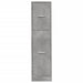 Dulap de farmacie, gri beton, 30x41x118 cm, lemn prelucrat - WALTI WALTI