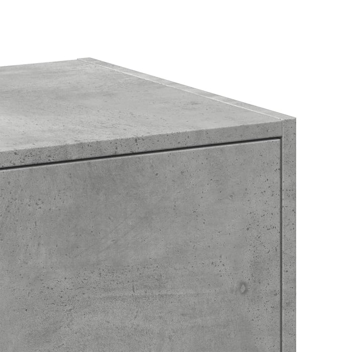 Dulap de farmacie, gri beton, 30x41x118 cm, lemn prelucrat - WALTI WALTI