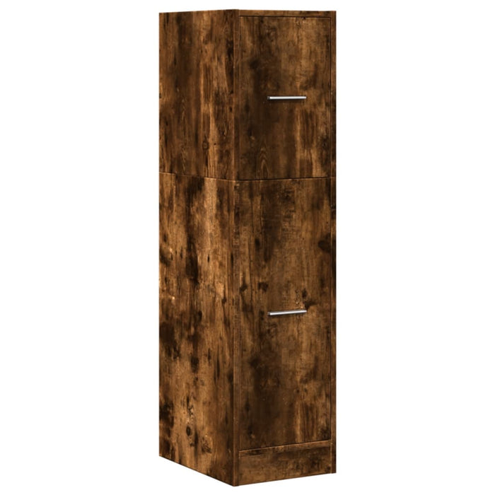 Dulap de farmacie stejar fumuriu, 30x41x118 cm, lemn prelucrat - WALTI WALTI