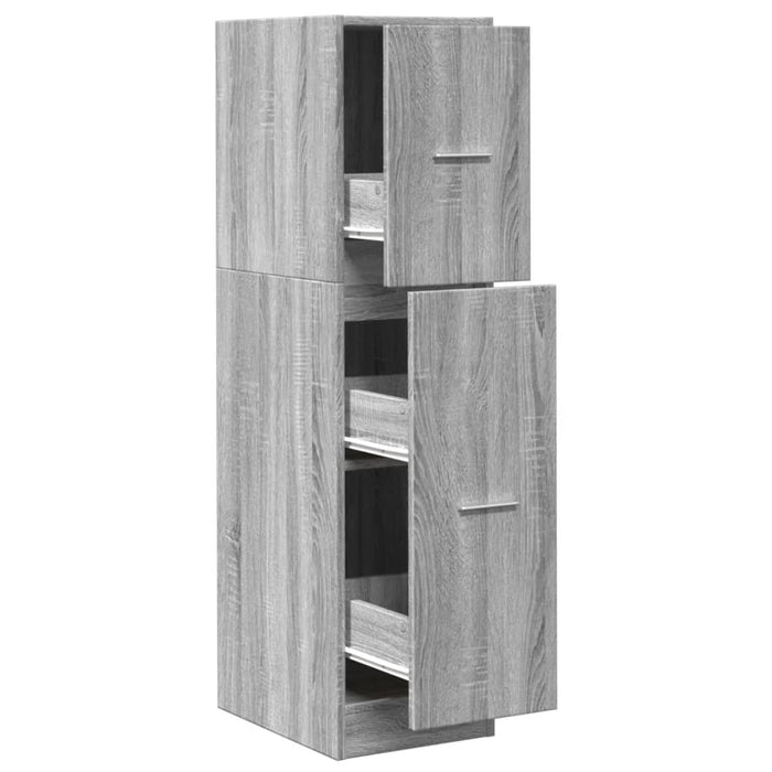 Dulap de farmacie, sonoma gri, 30x41x118 cm, lemn prelucrat - WALTI WALTI