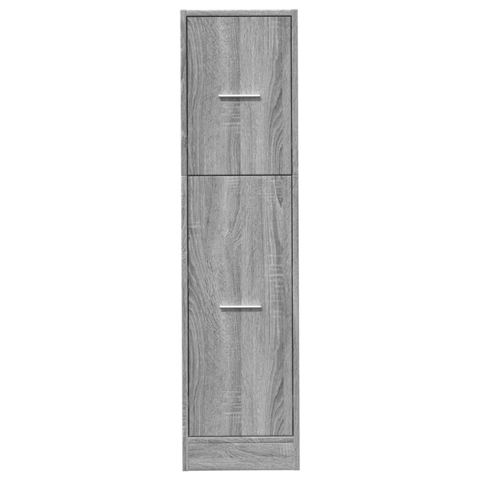 Dulap de farmacie, sonoma gri, 30x41x118 cm, lemn prelucrat - WALTI WALTI