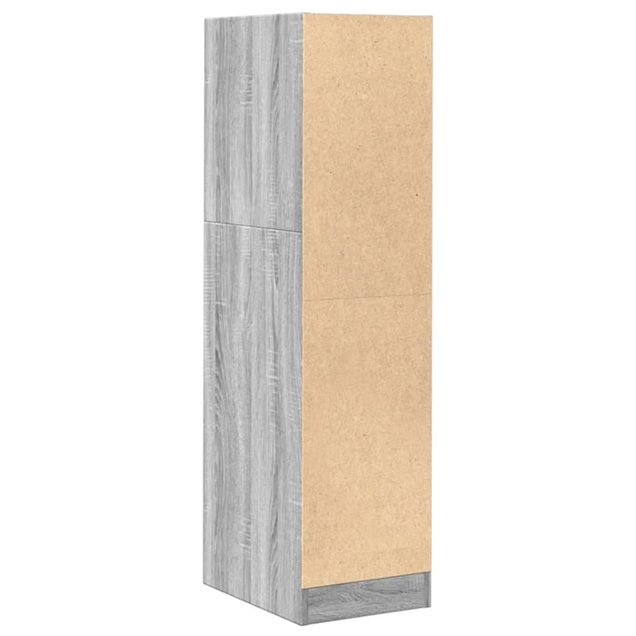 Dulap de farmacie, sonoma gri, 30x41x118 cm, lemn prelucrat - WALTI WALTI