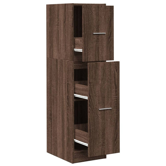 Dulap de farmacie, stejar maro, 30x41x118 cm, lemn prelucrat - WALTI WALTI
