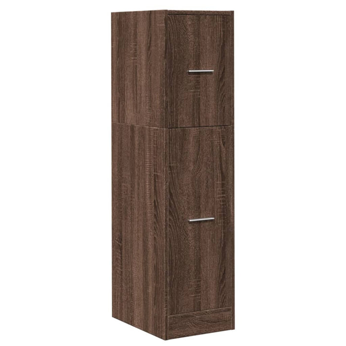 Dulap de farmacie, stejar maro, 30x41x118 cm, lemn prelucrat - WALTI WALTI
