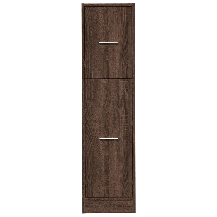 Dulap de farmacie, stejar maro, 30x41x118 cm, lemn prelucrat - WALTI WALTI