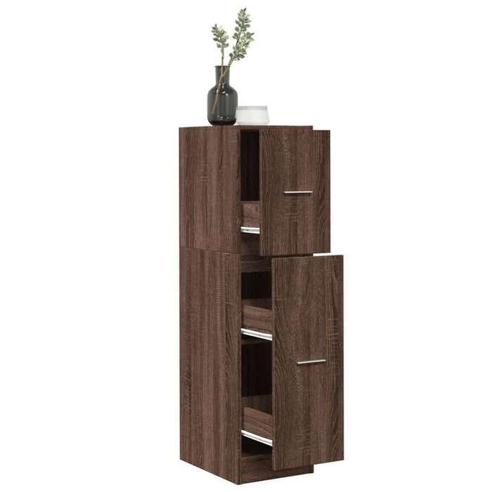 Dulap de farmacie, stejar maro, 30x41x118 cm, lemn prelucrat - WALTI WALTI