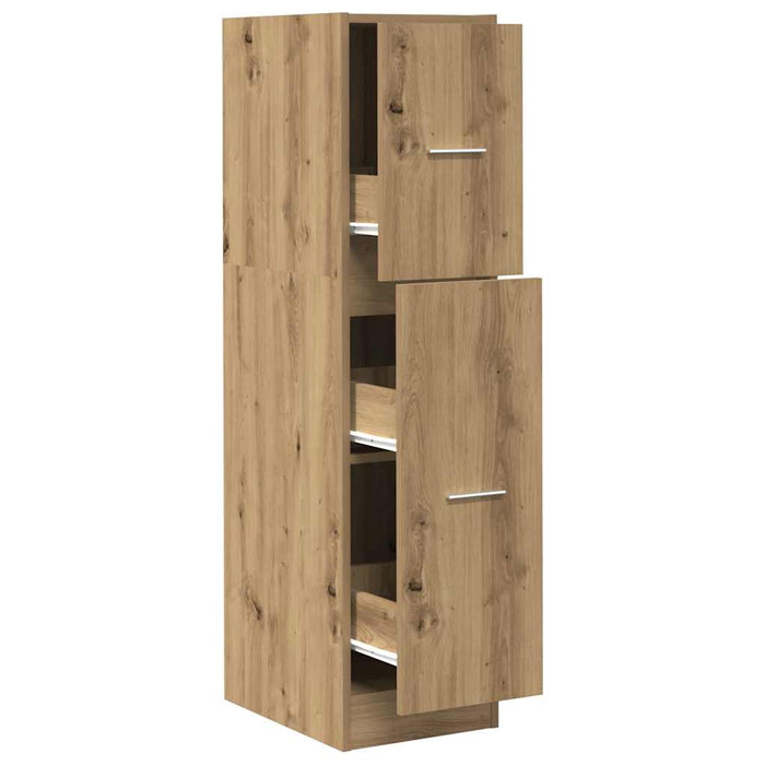Dulap farmacie, stejar artizanal, 30x41x118 cm, lemn prelucrat - WALTI WALTI