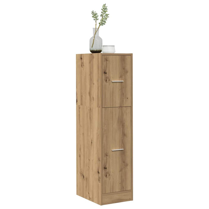 Dulap farmacie, stejar artizanal, 30x41x118 cm, lemn prelucrat - WALTI WALTI