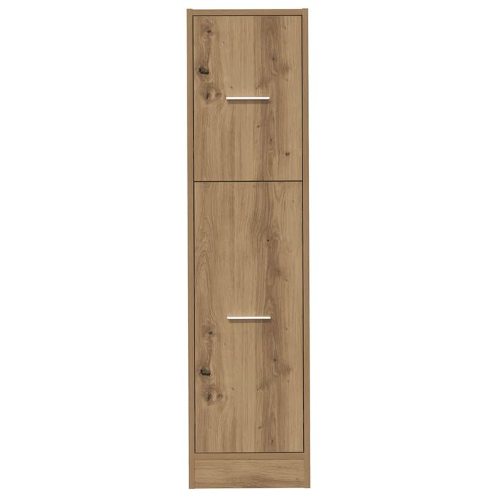 Dulap farmacie, stejar artizanal, 30x41x118 cm, lemn prelucrat - WALTI WALTI