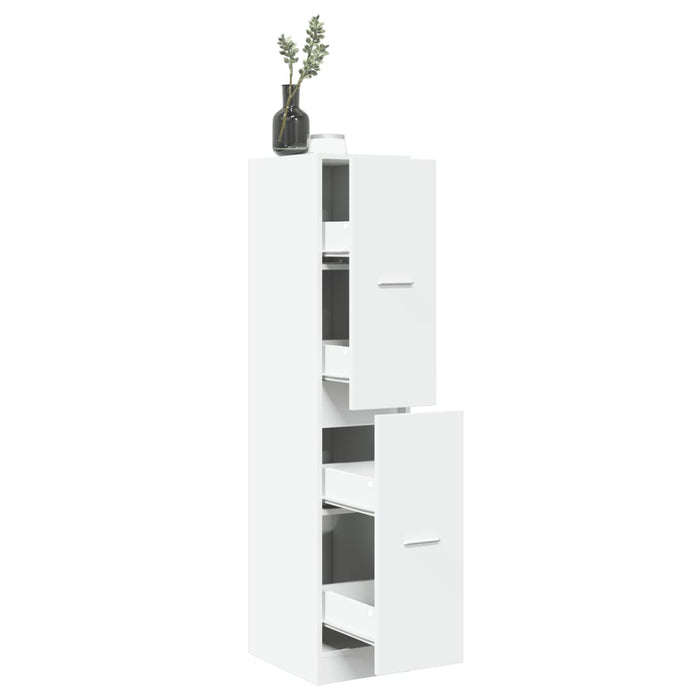 Dulap de farmacie, alb, 30x41x144,5 cm, lemn stratificat - WALTI WALTI