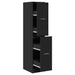 Dulap de farmacie, negru, 30x41x144,5 cm, lemn prelucrat - WALTI WALTI