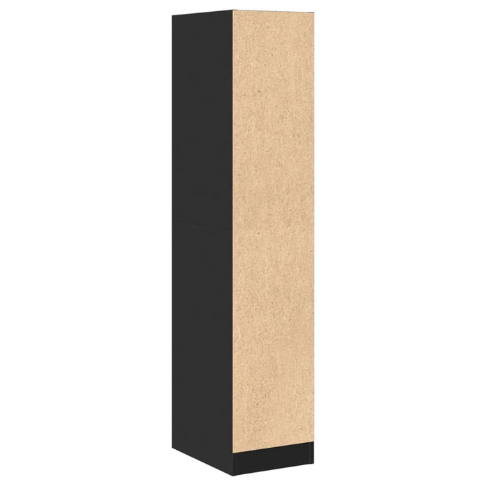 Dulap de farmacie, negru, 30x41x144,5 cm, lemn prelucrat - WALTI WALTI