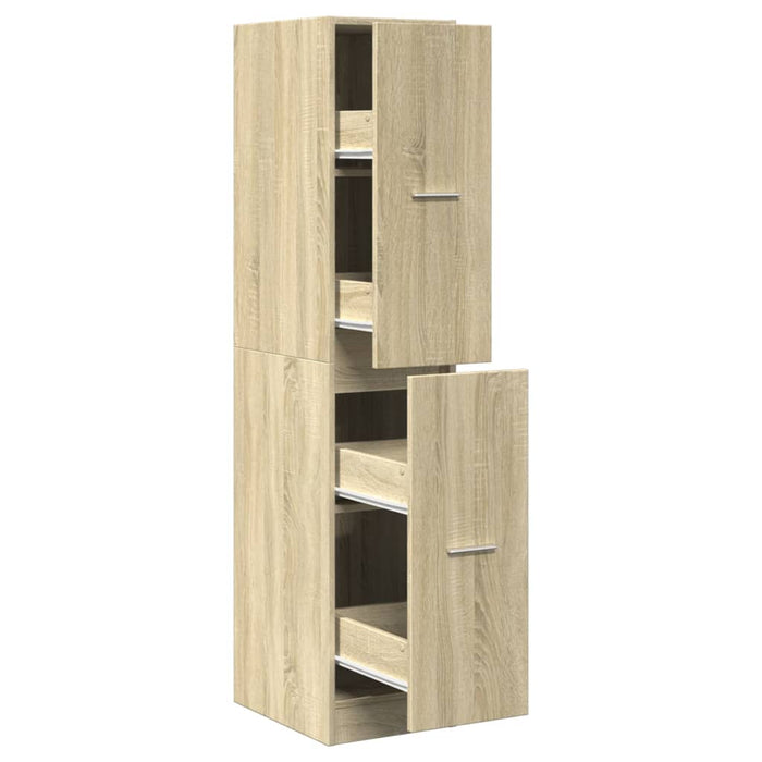 Dulap de farmacie, stejar Sonoma, 30x41x144,5 cm, lemn stratificat - WALTI WALTI