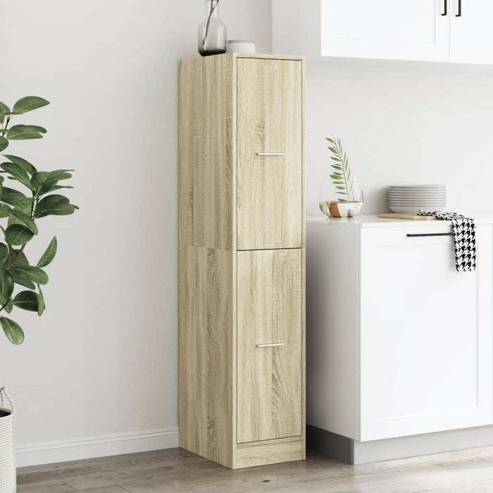 Dulap de farmacie, stejar Sonoma, 30x41x144,5 cm, lemn stratificat - WALTI WALTI