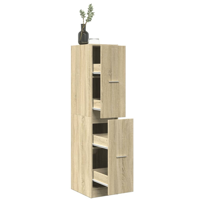 Dulap de farmacie, stejar Sonoma, 30x41x144,5 cm, lemn stratificat - WALTI WALTI