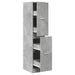 Dulap de farmacie, gri beton, 30x41x144,5 cm, lemn prelucrat - WALTI WALTI