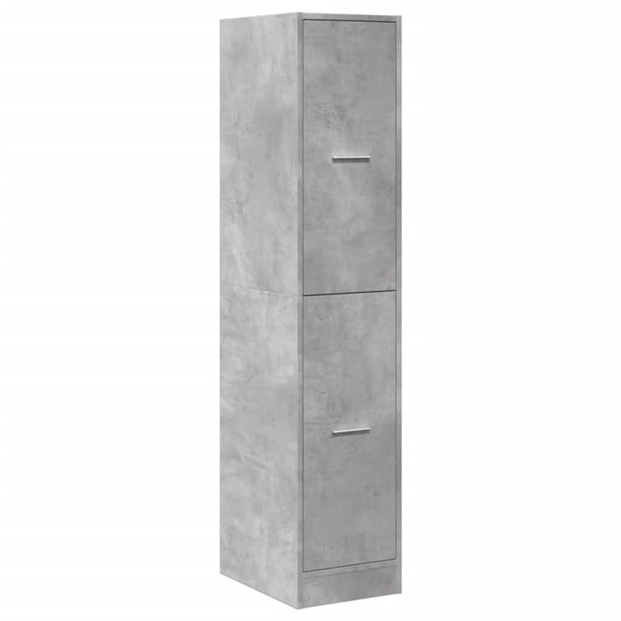 Dulap de farmacie, gri beton, 30x41x144,5 cm, lemn prelucrat - WALTI WALTI