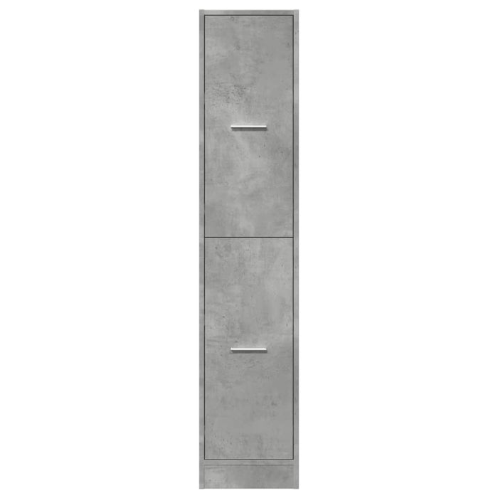 Dulap de farmacie, gri beton, 30x41x144,5 cm, lemn prelucrat - WALTI WALTI