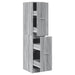 Dulap de farmacie, sonoma gri, 30x41x144,5 cm, lemn prelucrat - WALTI WALTI