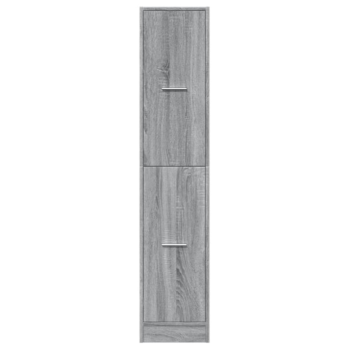 Dulap de farmacie, sonoma gri, 30x41x144,5 cm, lemn prelucrat - WALTI WALTI