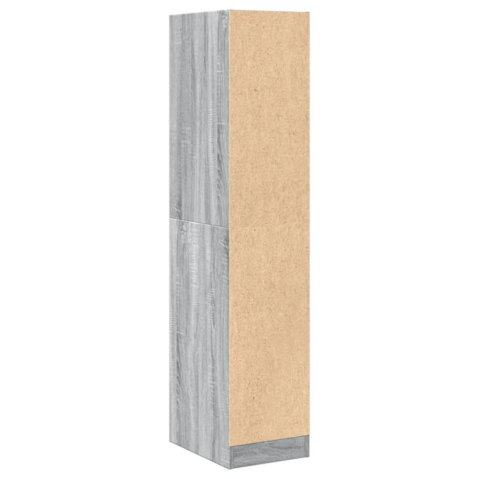Dulap de farmacie, sonoma gri, 30x41x144,5 cm, lemn prelucrat - WALTI WALTI