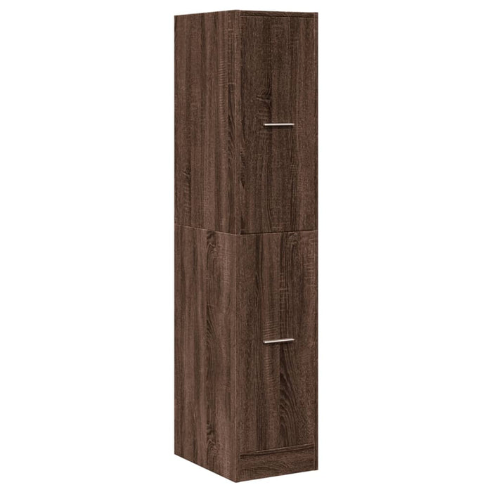 Dulap de farmacie, stejar maro, 30x41x144,5 cm, lemn prelucrat - WALTI WALTI