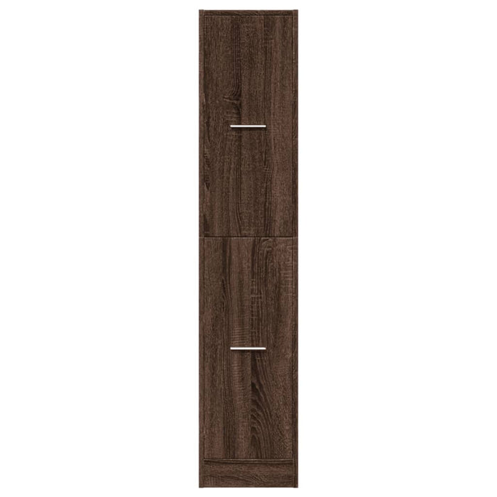 Dulap de farmacie, stejar maro, 30x41x144,5 cm, lemn prelucrat - WALTI WALTI